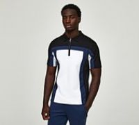 CLBR Panel Polo Shirt - Black - Size S