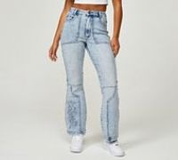 Dripmade Womens Relentless Bootcut Denim Jean - Blue - Size XL