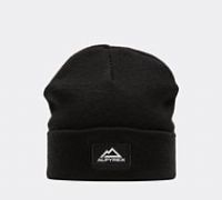Alpyrex Lead Cuff Beanie Hat - Black - Size ONE SIZE