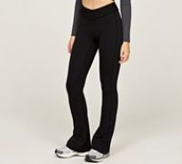 Forena Womens SLB Contour Yoga Pant - Black - Size XS