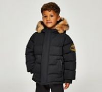 Zavetti Canada Nursery Oshawa 2.0 Puffer Parka Jacket - Black - Size 2-3Y