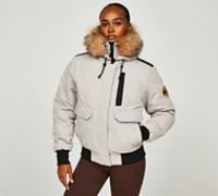 Zavetti Canada Womens Gabellia Jacket - Grey - Size M