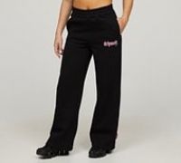 Dripmade Womens Oddity Lace Up Open Hem Jogger - Black - Size XL