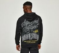 Authorized Autosport Overhead Hoodie - Black - Size XS