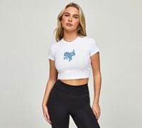 Forena Womens Forever Yours Baby T-Shirt - White - Size XL