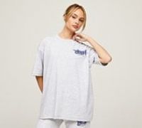 Dripmade Womens Street Tour 2.0 Boyfriend T-Shirt - Grey - Size S