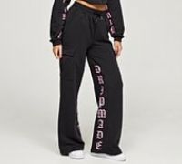 Dripmade Womens Dissension Open Hem Jogger - Black - Size S
