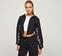 Dripmade Womens Dissension Corset Hoodie - Black - Size M