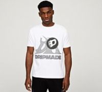 Dripmade Hustle T-Shirt - White - Size S