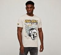 Dripmade Record T-Shirt - Beige - Size L