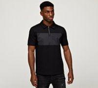 CLBR Woven Overlay Panel Jersey - Black - Size M
