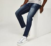 CLBR Straight Fit Washed Denim Jean - Blue - Size 32