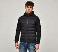 Alessandro Zavetti Petrelli 3.0 Quilted Hooded Hybrid Jacket - Black - Size XL