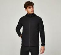 Alessandro Zavetti Petrolio Full Zip Woven Jacket - Black - Size M