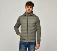 Alessandro Zavetti Petrelli 3.0 Quilted Hooded Hybrid Jacket - Green - Size XS
