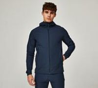 Alessandro Zavetti Petrolio Full Zip Woven Jacket - Navy - Size S