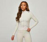 Monterrain Womens Altitude 2.0 Full Zip Track Jacket - Beige - Size S