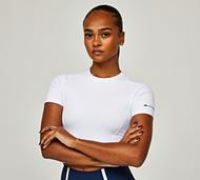 Monterrain Womens Altitude 2.0 Baby T-Shirt - White - Size S
