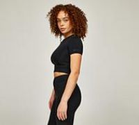 Monterrain Womens Altitude 2.0 Baby T-Shirt - Black - Size M