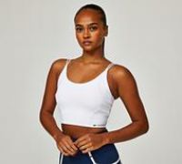 Monterrain Womens Altitude 2.0 Strappy Crop Vest - White - Size XS