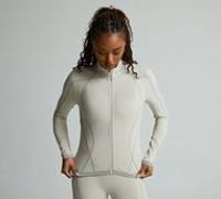 Monterrain Womens Asana Long Sleeve Full Zip Top - Beige - Size XL
