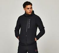 Zavetti Canada Vemaro Woven Full Zip Hoodie - Black - Size M
