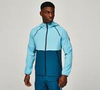 Zavetti Canada Vellatori Woven Full Zip Hoodie - Blue - Size 2XL