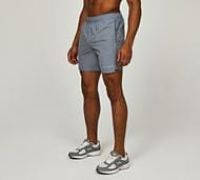 Monterrain Rush 2.0 Woven Running Short - Grey - Size M