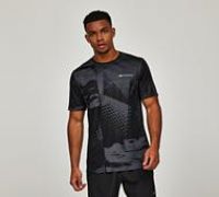 Monterrain Divide Jacquard T-Shirt - Black - Size L