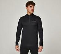 Monterrain Vinson 2.0 Quarter Zip Long Sleeve T-Shirt - Black - Size L