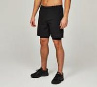Monterrain Interval 2-in-1 Running Short - Black - Size XL