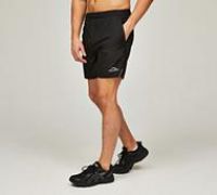 Monterrain Glow Woven Running Short - Black - Size M