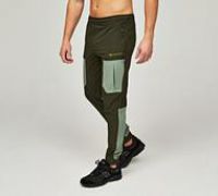 Monterrain Orbit Woven Running Pant - Green - Size M