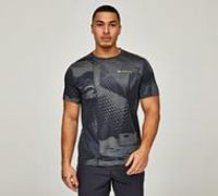 Monterrain Divide Jacquard T-Shirt - Grey - Size 2XL