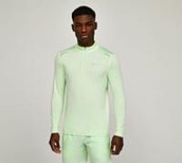 Monterrain Lyder 3.0 Quarter Zip Long Sleeve T-Shirt - Green - Size XL