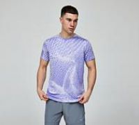 Monterrain Quantum Jacquard T-Shirt - Purple - Size M