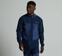 Monterrain District Woven Hoodie - Navy - Size L