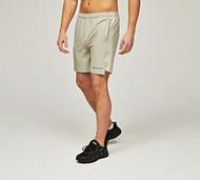 Monterrain Theory Woven Running Short - Beige - Size S