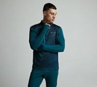 Monterrain Descent 2.0 Quarter Zip Top - Green - Size L