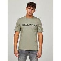 Alessandro Zavetti Meucci Puff Logo T-Shirt - Beige