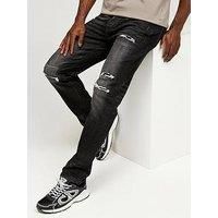 Alessandro Zavetti Pastini Loose Fit Jeans - Black