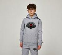 Zavetti Canada Junior Botticini Reflective Overhead Hoodie - Grey - Size XL/B