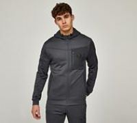 Zavetti Canada Saletto Zip Through Hoodie - Grey/Black