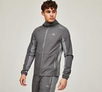 Alpyrex Delta Zip Through Hoodie - Grey - Size 2XL
