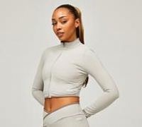 Forena Womens SLB Layer Zip Top - Grey - Size S