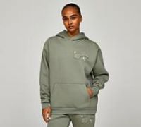 Forena Womens More Soul Overhead Hoodie - Green - Size XS