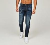 Alessandro Zavetti Artiglio Slim Fit Denim Jean - Blue - Size 28