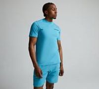 Mtissier Ennio T-Shirt and Short Set - Blue - Size M