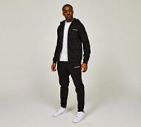 Mtissier Rayne Full Zip Hooded Tracksuit - Black - Size XS