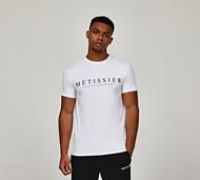 Mtissier Ayden Muscle Fit T-Shirt - White - Size L